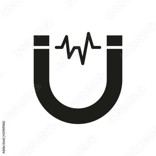 Magnet icon vector design templates