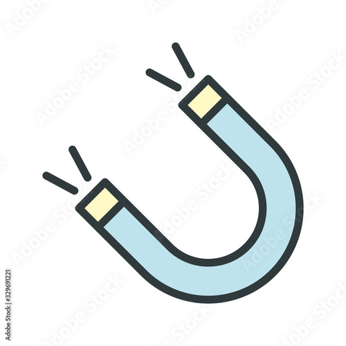 Magnet icon vector design templates