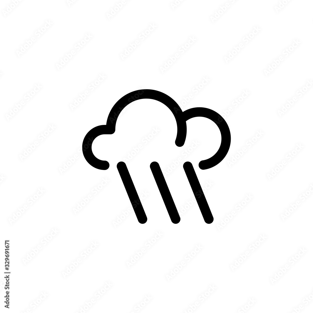 Vector illustration, rain icon design Vector illustration, rain icon design