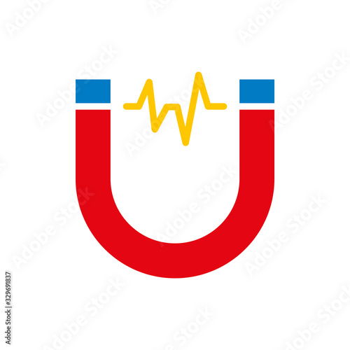 Magnet icon vector design templates