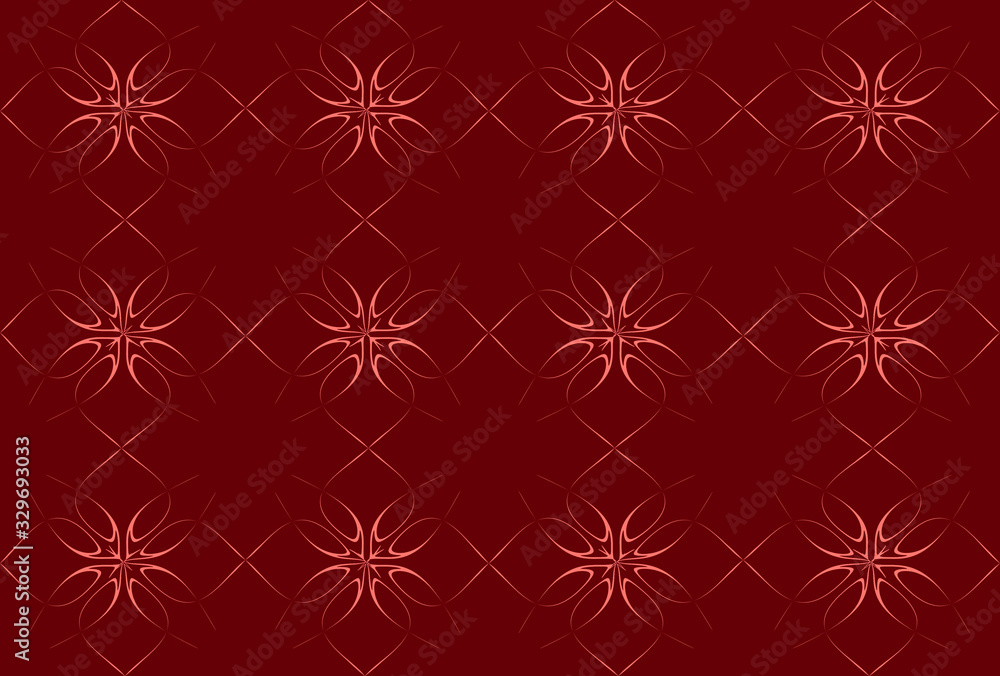 Fototapeta premium Seamless pattern design with floral background elements, beautiful ornaments