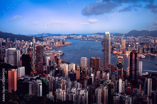 Wallpaper Mural Hong Kong skyline Torontodigital.ca