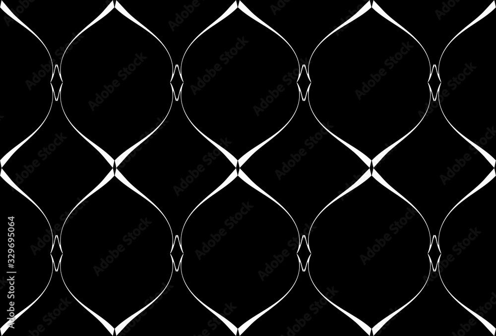 Fototapeta premium Seamless pattern design with floral background elements, beautiful ornaments