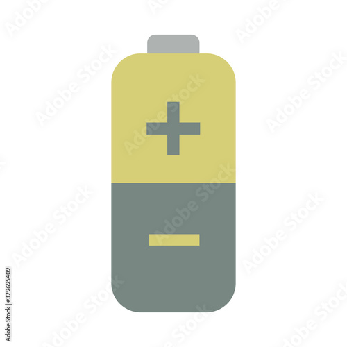 battery power level isolated icon