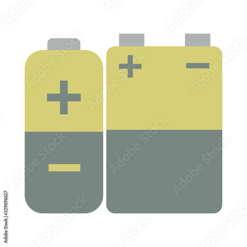 battery power level isolated icon