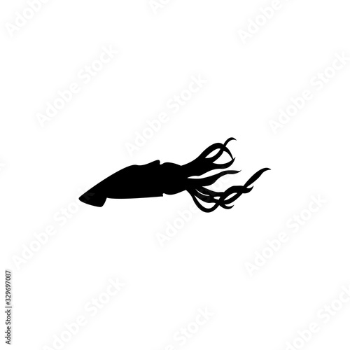 Squid graphic design template vector isolated