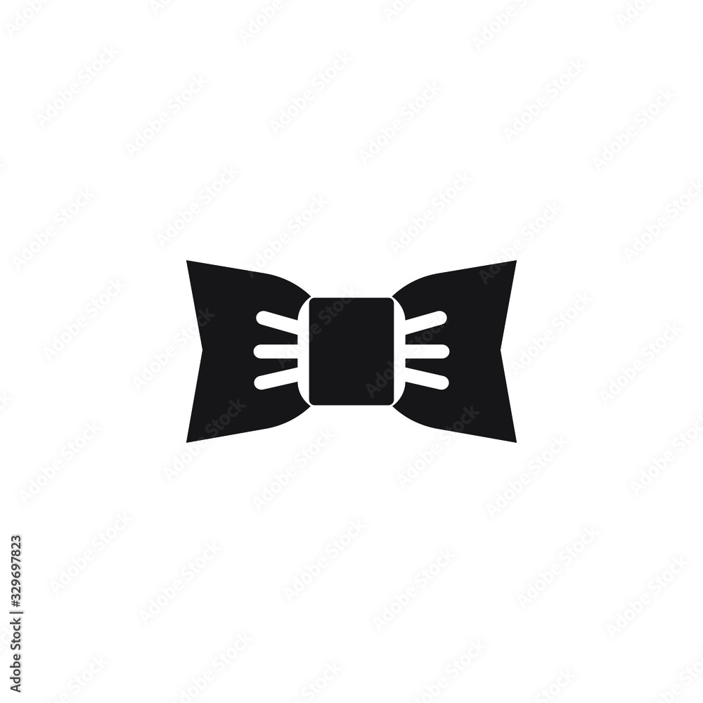 Bow tie icon design isolated on white background Bow tie icon design isolated on white background