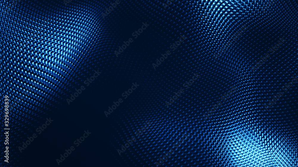 Dot white blue wave light screen gradient texture background. Abstract technology big data digital background. 3d rendering. Dot white blue wave light screen gradient texture background. Abstract technology big data digital background. 3d rendering.