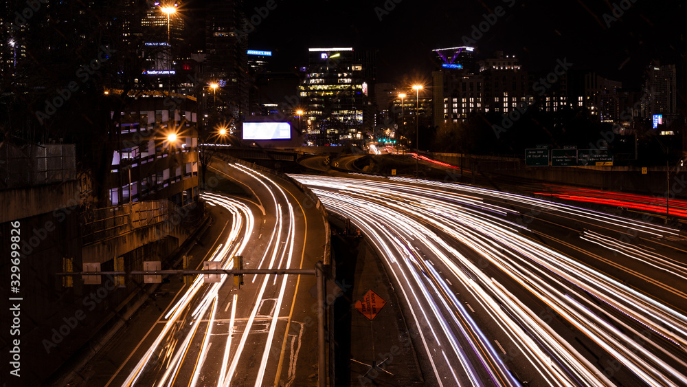 Atlanta Traffic at Night