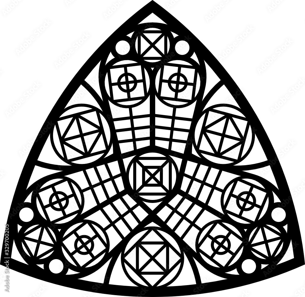 Rose Window, Fig. 9, triangular 1, triangular 2 Rose Window, Fig. 9, triangular 1, triangular 2