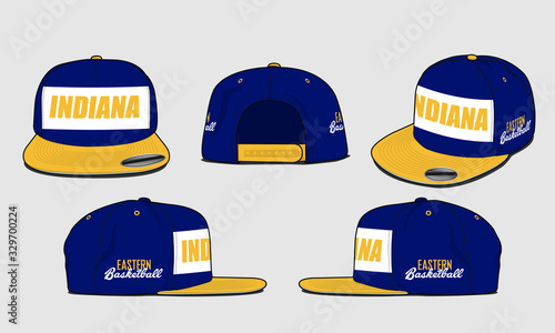 baseball cap vector template sports apparel basketball