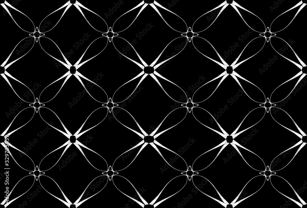 Fototapeta premium Seamless pattern design with floral background elements, beautiful ornaments