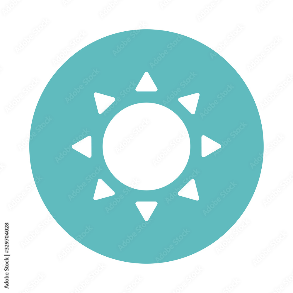 radiant sun , block and flat style icon radiant sun , block and flat style icon