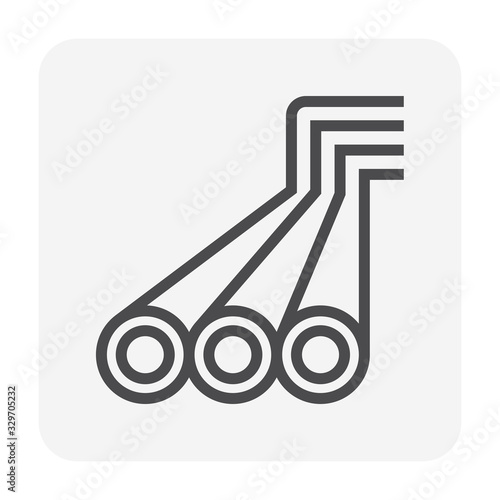 pipeline construction icon