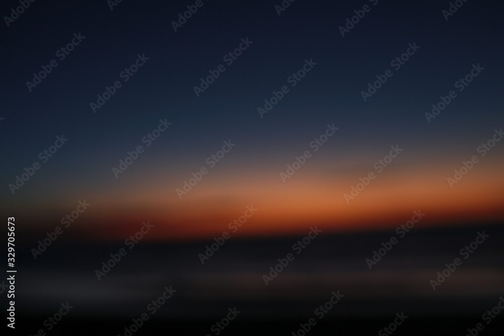 abstract sunset over the sea