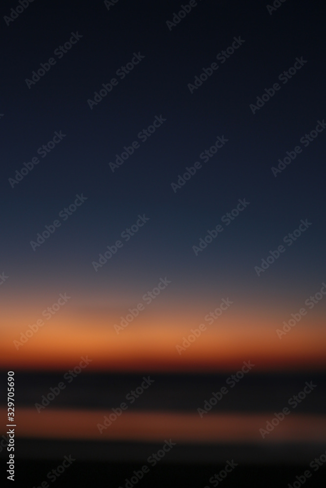 abstract sunset over the sea