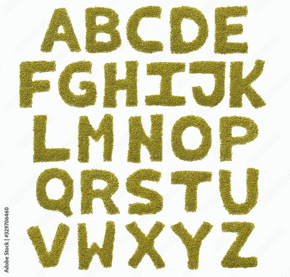 Food pattern made from mung. Food pattern made from mung.