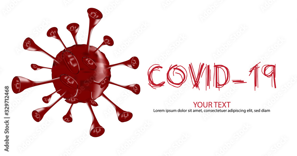 Stop COVID-19 concept world map with stop covid-19 sign vector ...