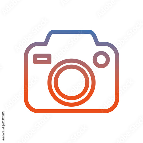 camera photographic device isolated icon