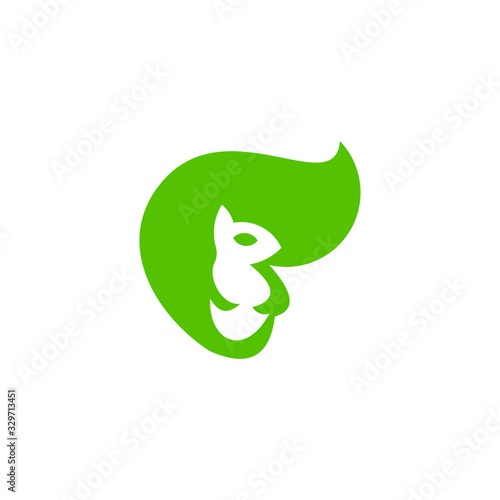squirrel logo template