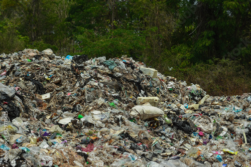 Mountain garbage in developing countries South East Asia