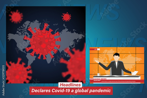 Coronavirus or Covid-19 infographics elements. Pandemic and antiviral drug or protective concept. Vector illustration design.