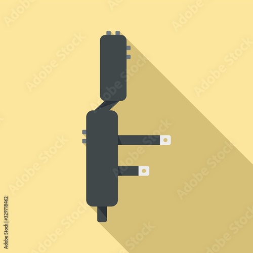 Phone repair piece icon. Flat illustration of phone repair piece vector icon for web design