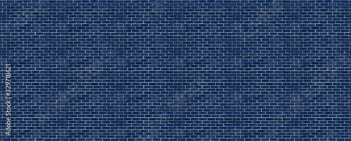 seamless panoramic red brick wall pattern for background