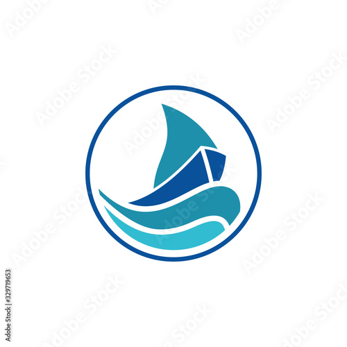 boat logo template