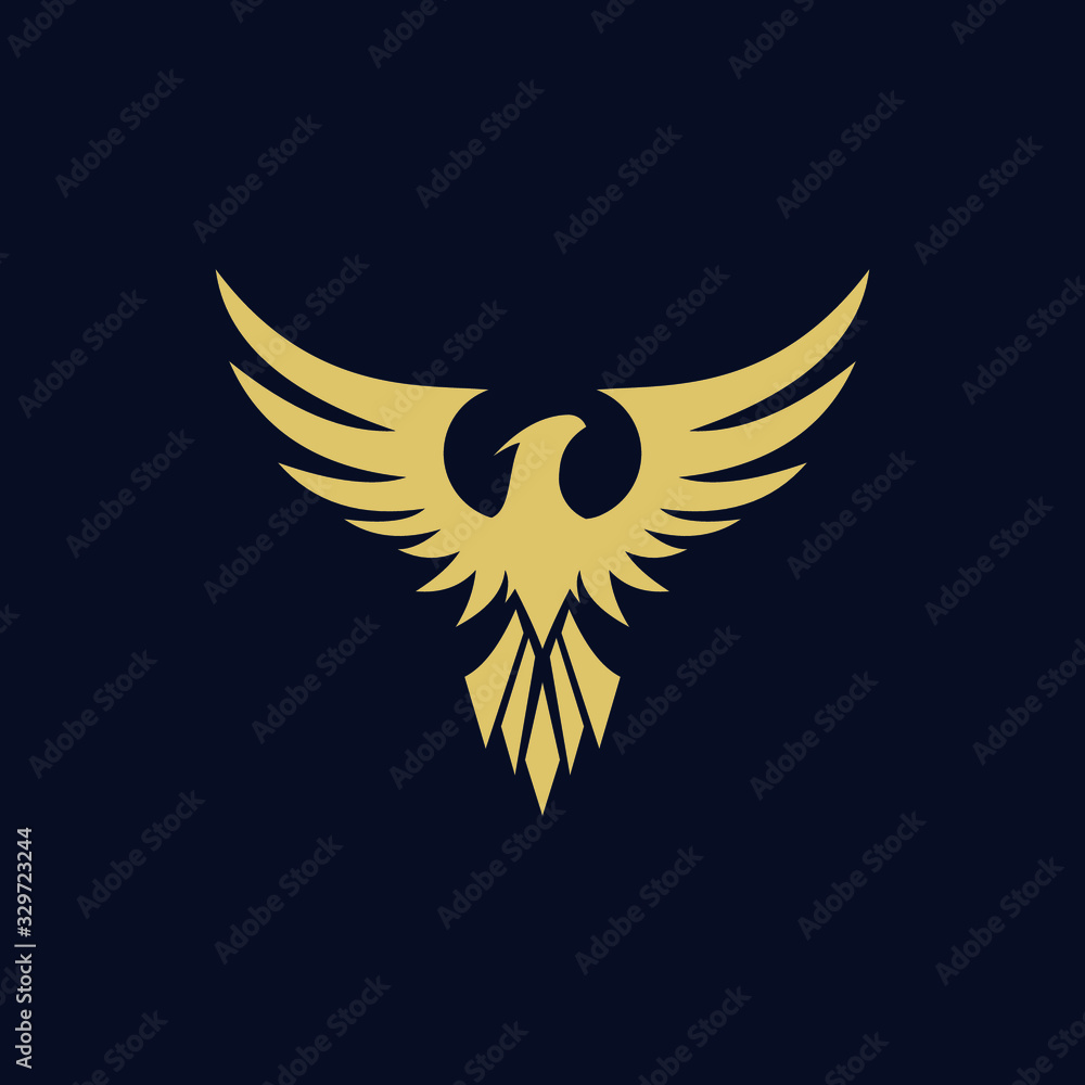 Obraz premium phoenix logo template