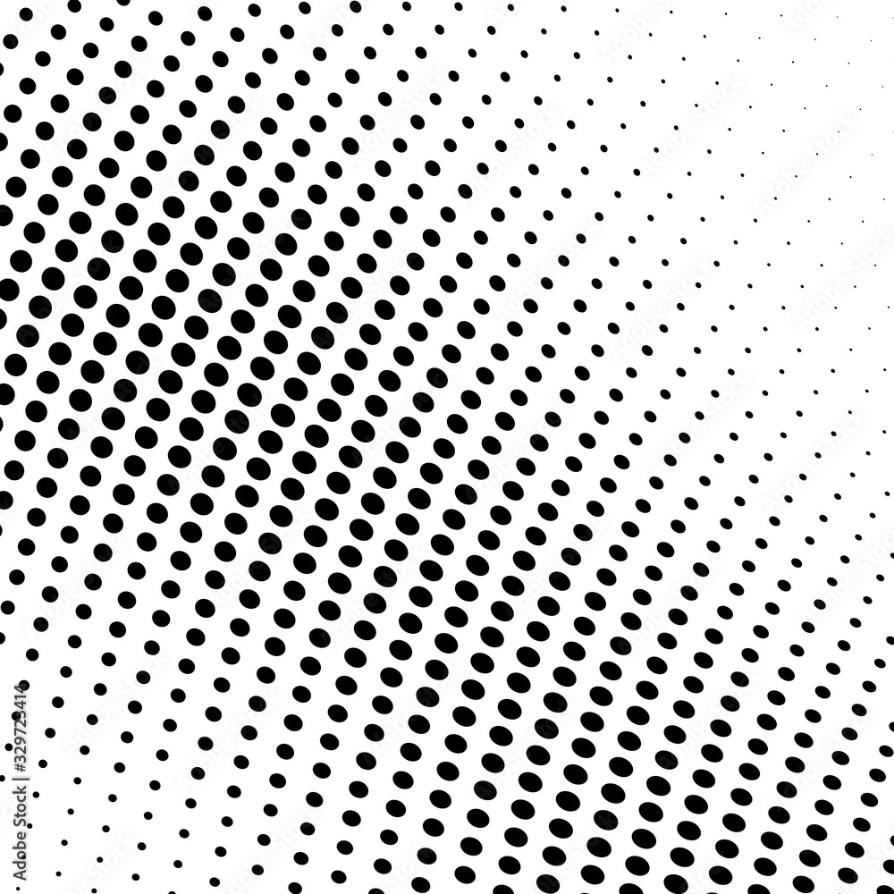 Abstract monochrome halftone texture. Chaotic wave of black dots on a white background Abstract monochrome halftone texture. Chaotic wave of black dots on a white background