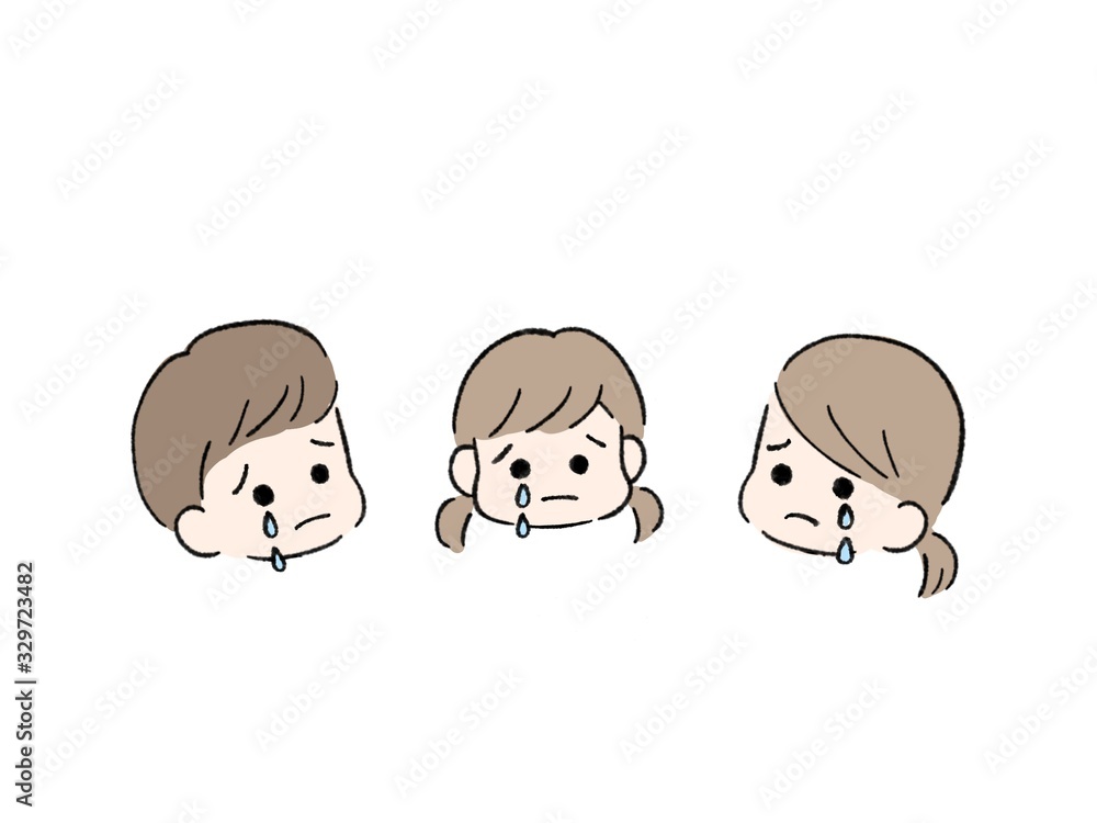 家族 泣く イラスト 家族 泣く イラスト