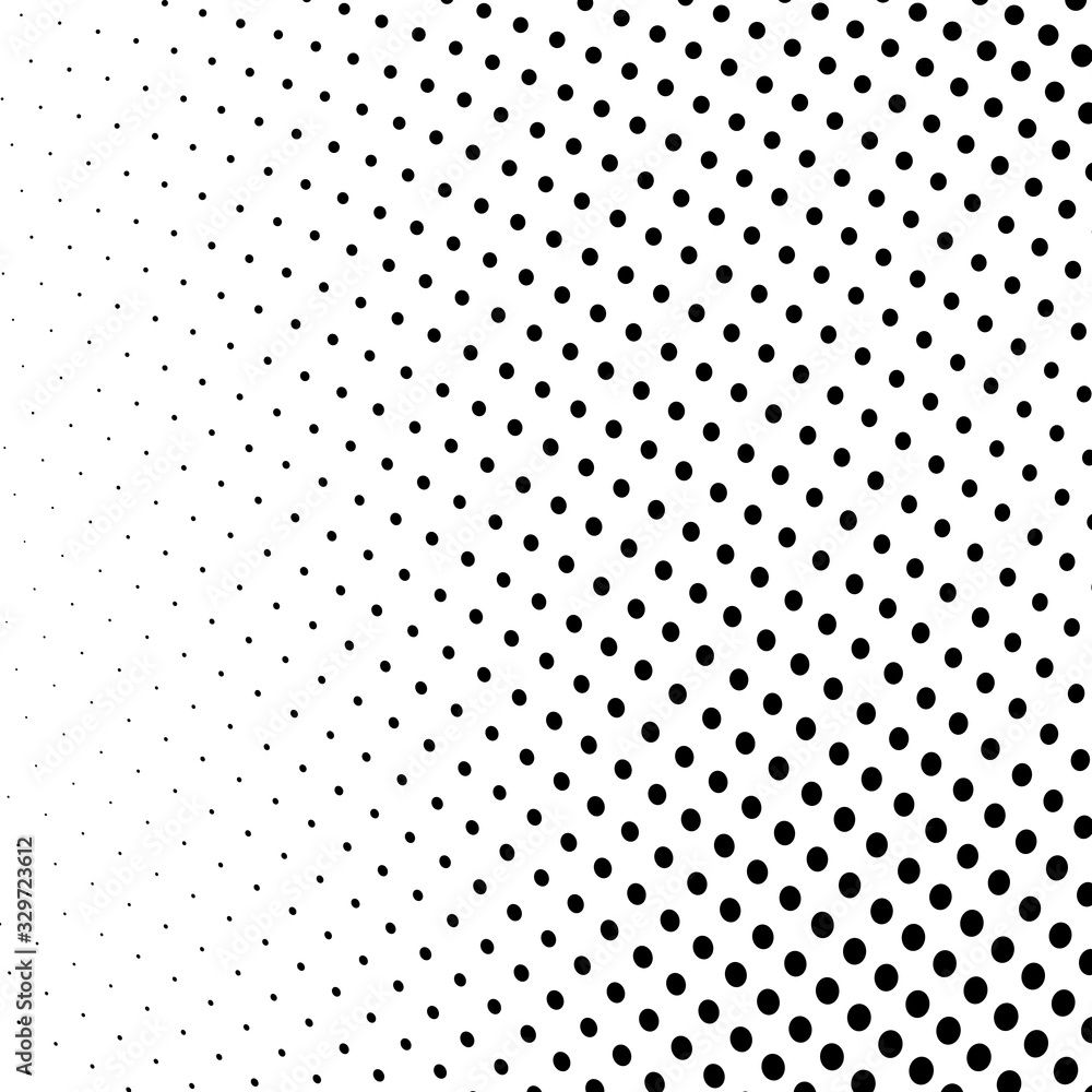 Abstract monochrome halftone texture. Chaotic wave of black dots on a white background Abstract monochrome halftone texture. Chaotic wave of black dots on a white background