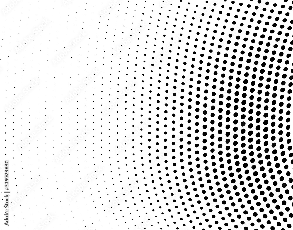 Abstract monochrome halftone texture. Chaotic wave of black dots on a white background Abstract monochrome halftone texture. Chaotic wave of black dots on a white background