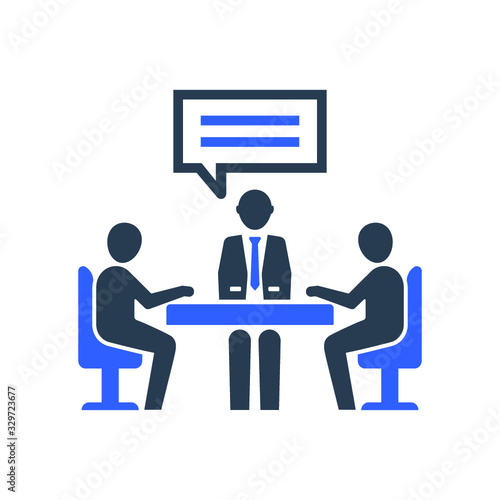 Job interview icon