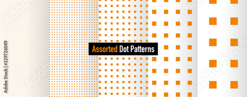 Assorted Square Dot Patterns