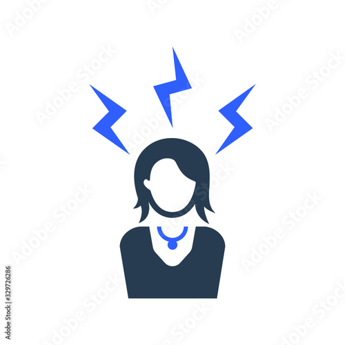 Employee aggression icon