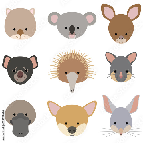 Cute Australian Animal Faces
