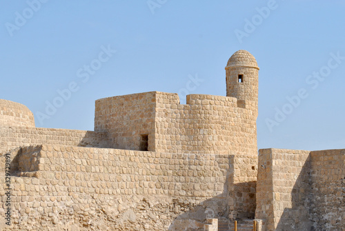 Bahrain National Fort view at Sunny day