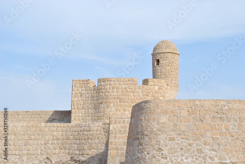 Bahrain National Fort view at Sunny day
