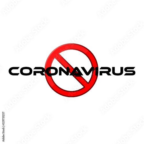 Coronavirus sign. Corona virus icon isolated on white background
