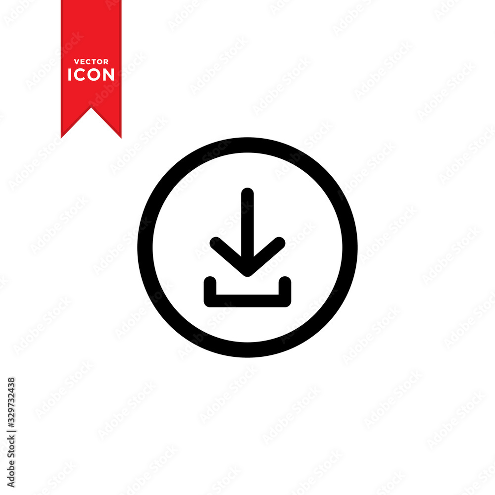Download icon vector. Install symbol icon. Logo download design icon. Flat design style on trendy icon. Download icon vector. Install symbol icon. Logo download design icon. Flat design style on trendy icon.
