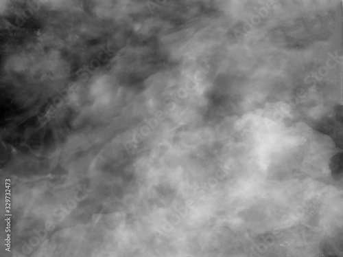 Smoke white group on dark background