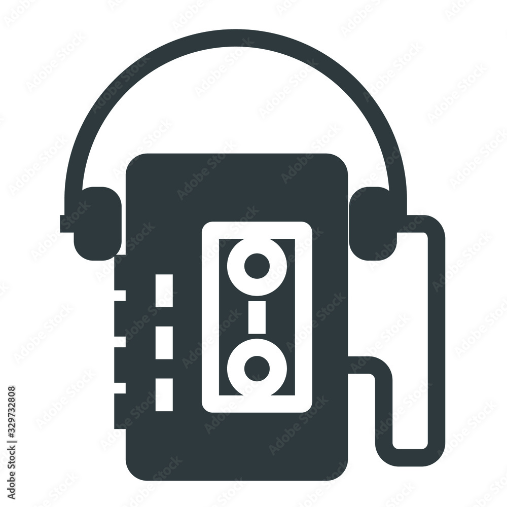 mp3 players black icon on white background mp3 players black icon on white background