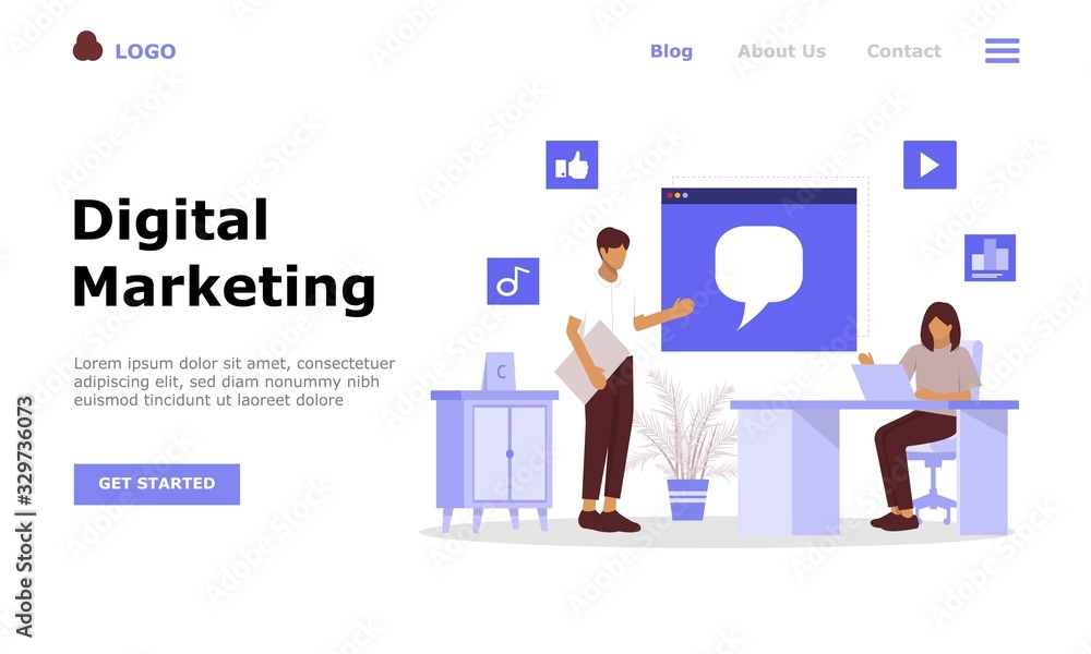 Digital Marketing Strategy Vector Illustration Concept, Suitable for web landing page, ui, mobile app, editorial design, flyer, banner, and other related occasion Digital Marketing Strategy Vector Illustration Concept, Suitable for web landing page, ui, mobile app, editorial design, flyer, banner, and other related occasion