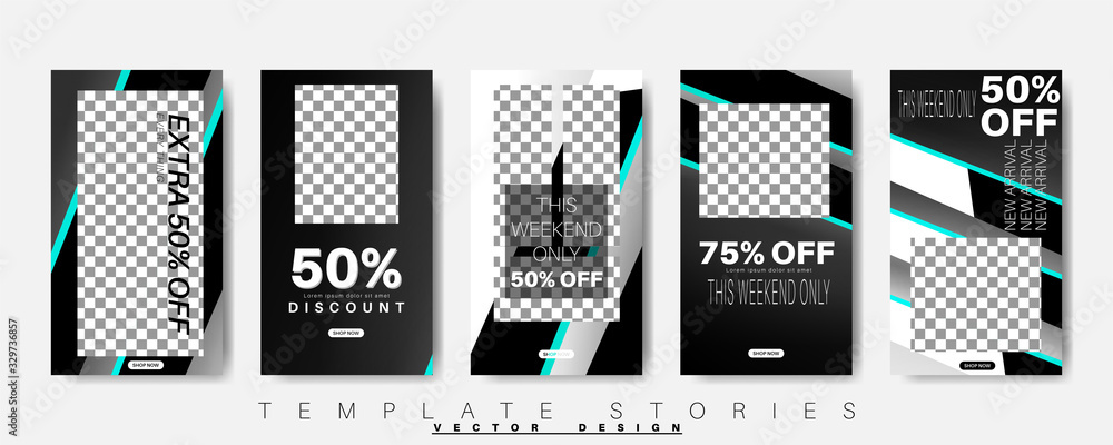 Editable Story background template. Vector Modern design background for social media. Post layout template. Editable Story background template. Vector Modern design background for social media. Post layout template.