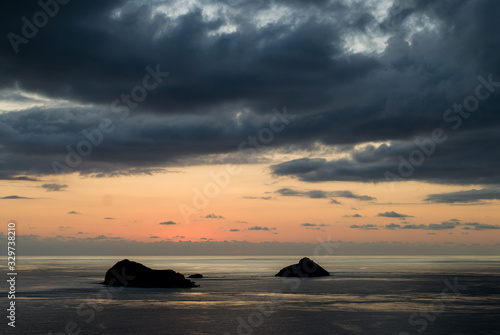 Couch   de soleil depuis Grande Terre    Mayotte.