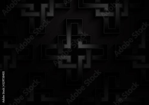 Black Background, Abstract texture, vector illustration.