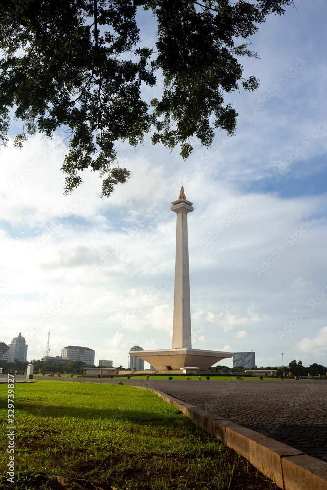 Monument National or monas in jakarta city, Indonesia Monument National or monas in jakarta city, Indonesia