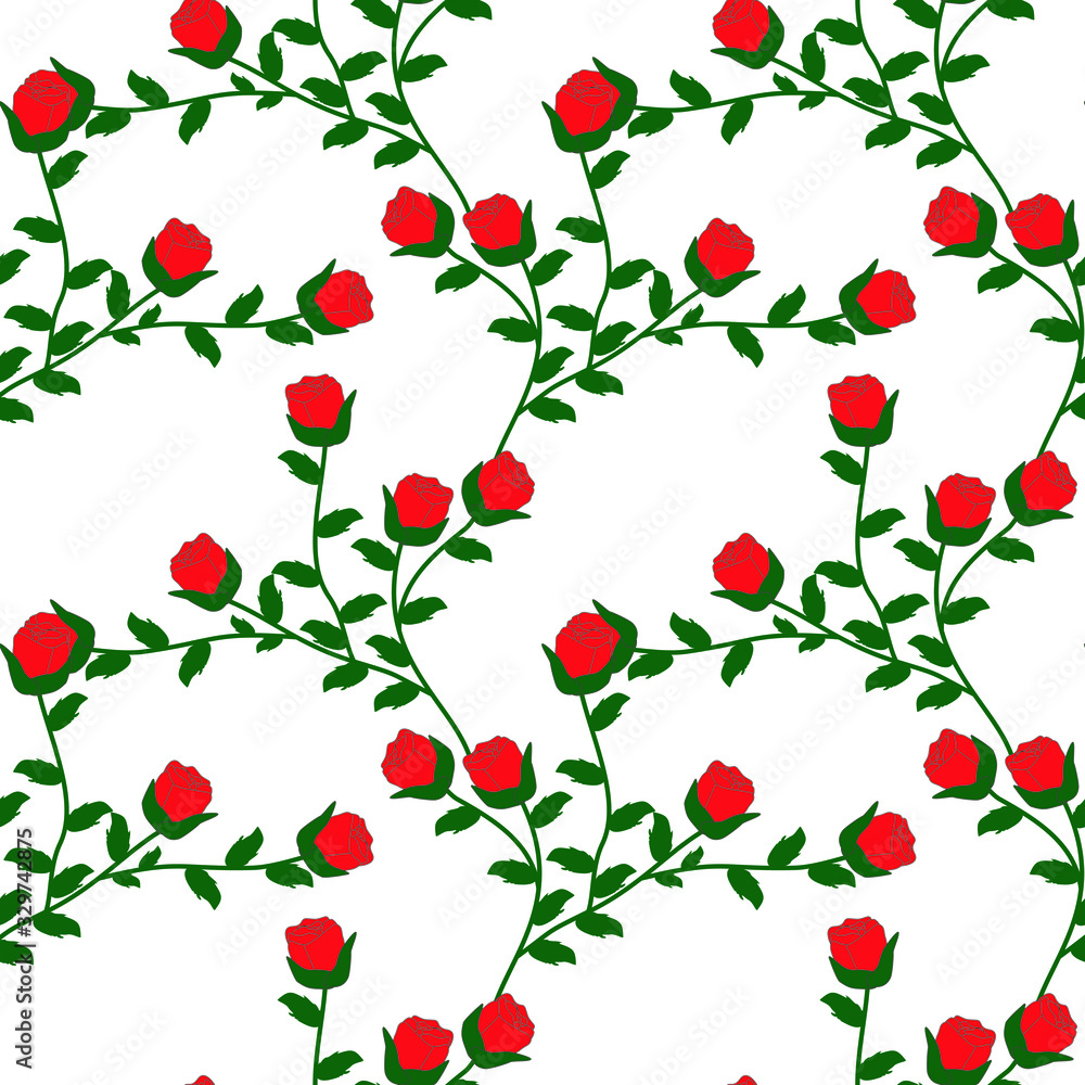 seamless pattern with roses seamless pattern with roses